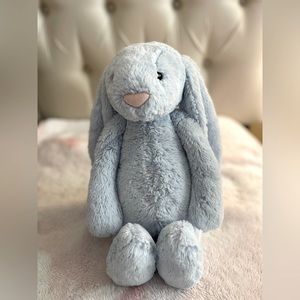 Jellycat Large Baby Blue Bashful Bunny Stuffed Toy Rabbit Easter
